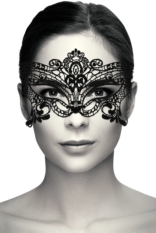 Coquette Masque en dentelle VENEZIA Noir