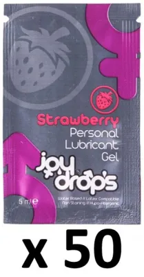 Dosettes Lubrifiant Arôme Fraise 5mL x50