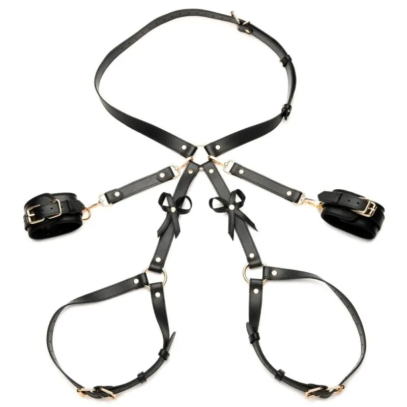 Strict - Harnais de bondage avec nœuds M/L - Noir