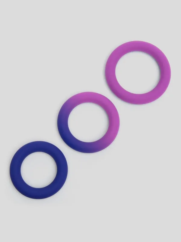 Kit de 3 cockrings silicone thermochrome Colour Play