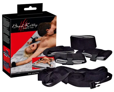 Ensemble de menottes de lit Bad Kitty