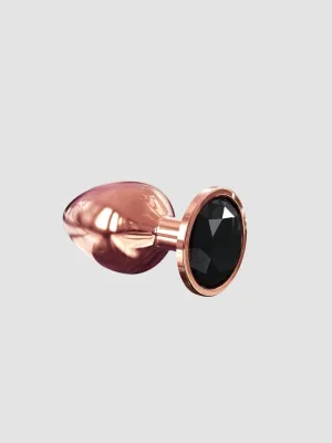 Plug Anal Métal Diamant Noir L