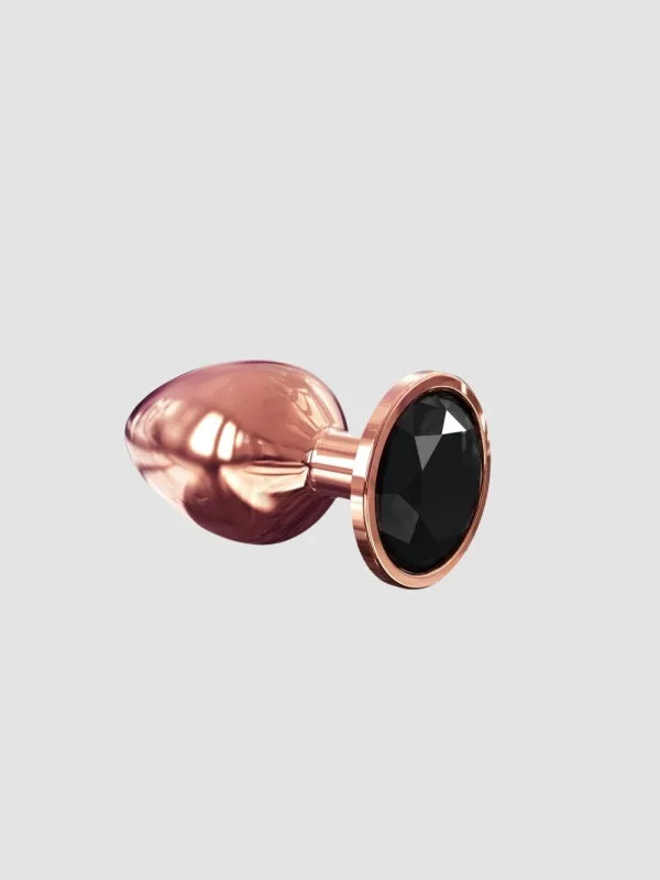 Plug Anal Métal Diamant Noir L