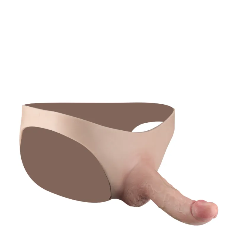 Gode ceinture creux seconde peau pénis courbé Jayden