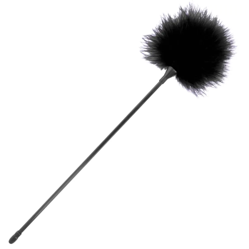 Plumeau Érotique Coquin Noir 42 cm - Darkness