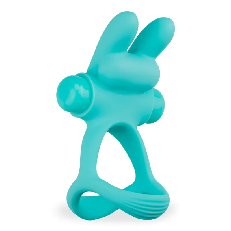 Triple anneau en silicone avec rabbit vibrant Fizzer