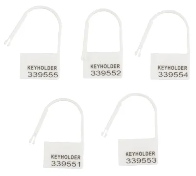 Lot de 5 CADENAS LOCK Numérotés Blanc