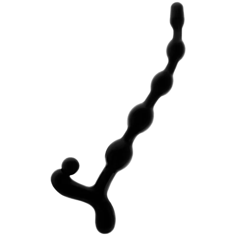 Chapelet Anal Perles Anales 22cm Noir - Addicted Toys