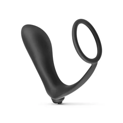 Vibromasseur Prostate & Cockring - Noir