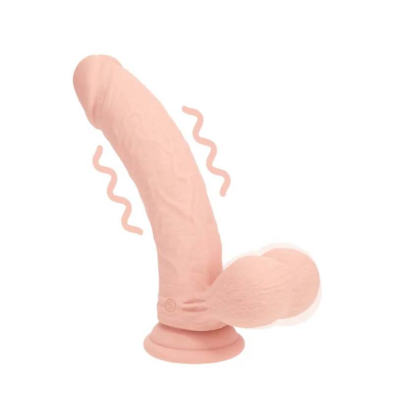RealRock Dual Density Gode Courbé Vibrant 18 cm