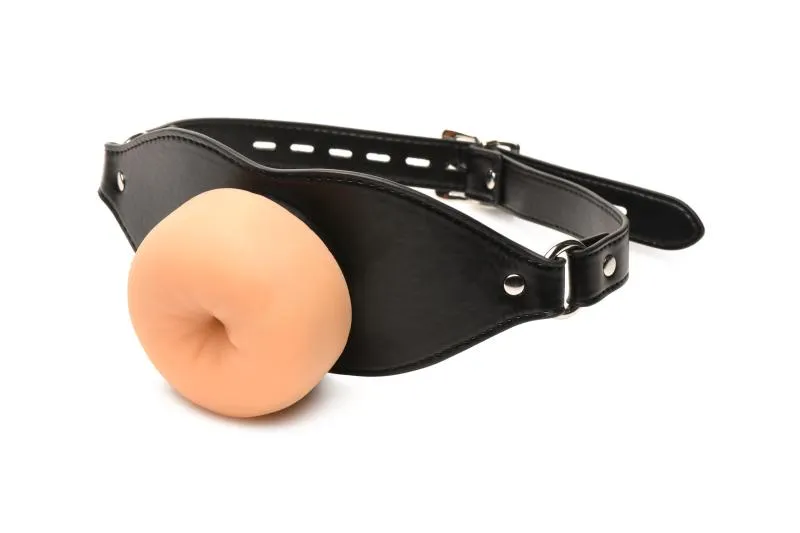 XR Brands - Gag Bouche Ass Face - Beige