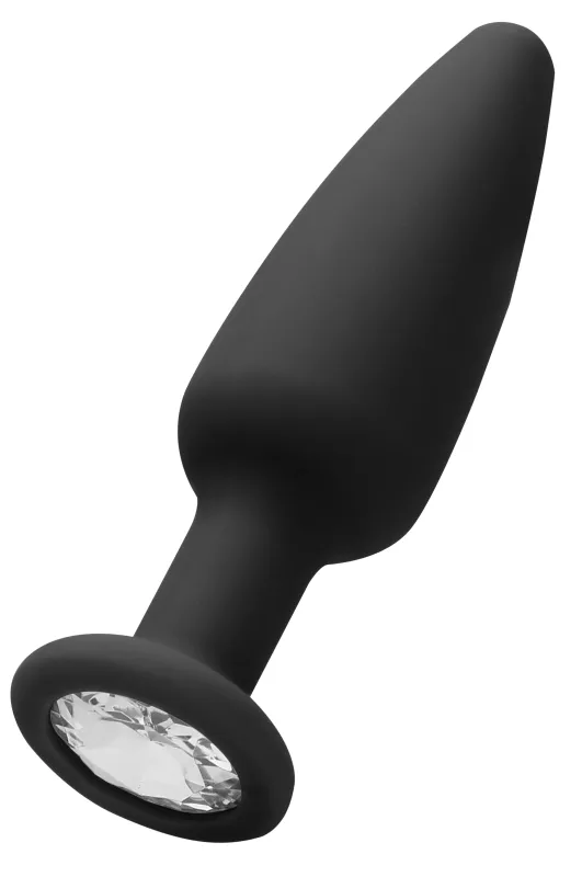 Plug Bijou Silicone CONE DIAMOND 9 x 3 cm