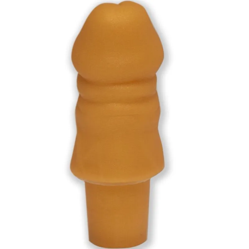 Bouchon Bouteille Pénis Doré - Diablo Picante