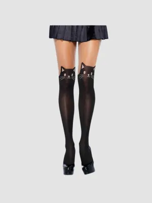 Collant chat noir Kura