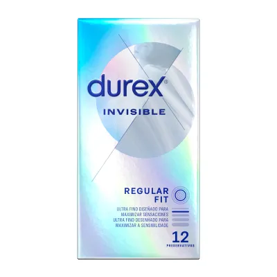 Préservatifs Ultra Fins Invisible 12 unités - Durex