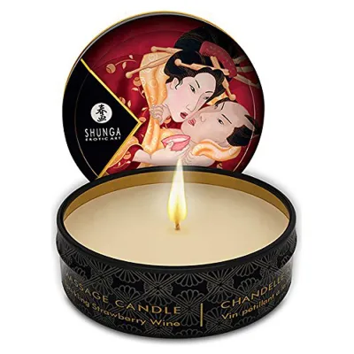 Shunga Bougie De Massage Fraise 30 ml