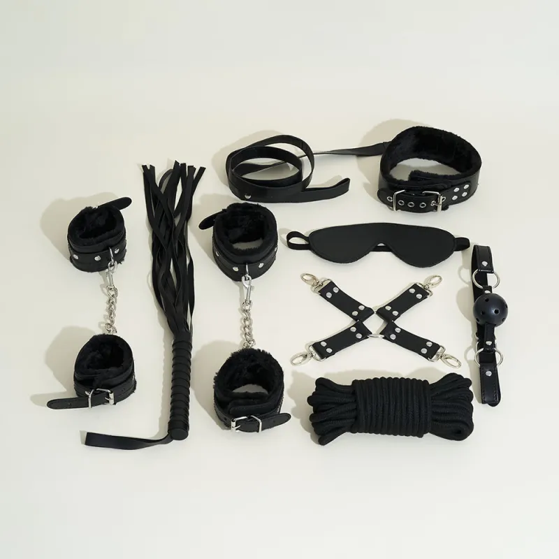Coffret de bondage Secret Pleasure - 28 x 23 x 9 cm Noir