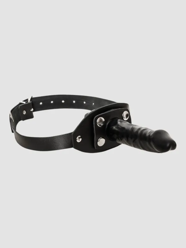 Bâillon gode cuir et latex Zado Fetish