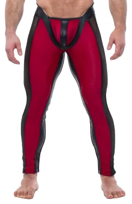 Pantalon Néoprène PERSEO Noir-Bordeaux