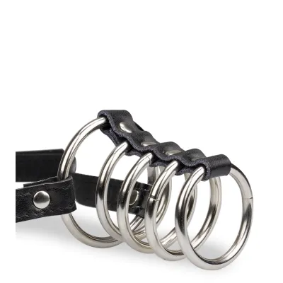 Ceinture 5 et anneaux métal