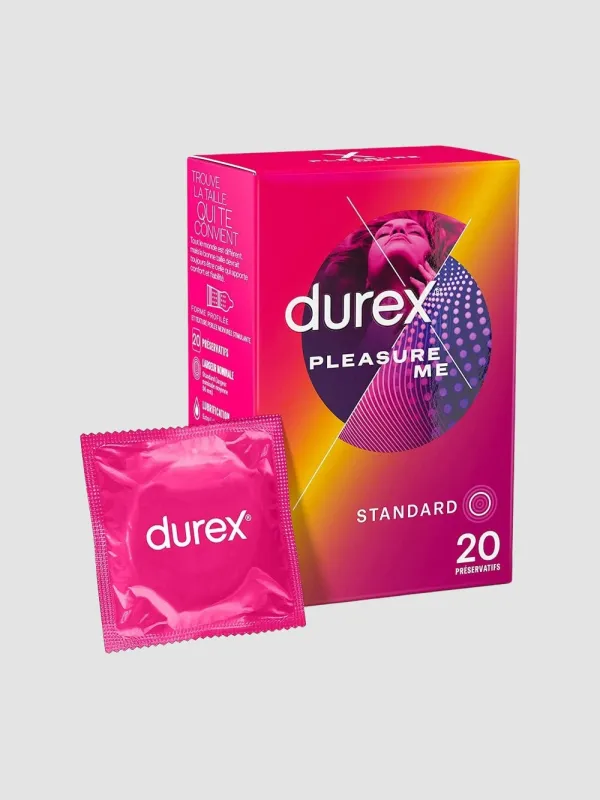Préservatifs Durex Pleasure Me Boîte de 20