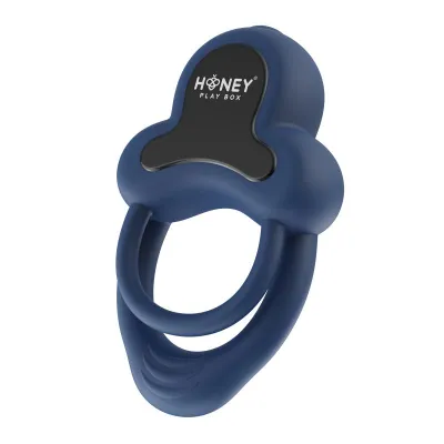 HoneyPlayBox - Anello-Controlé par App Anneau Vibrant Double avec Stimulate