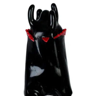 Préservatif Fantaisie Black Tower XL Peint à la Main - Condomerie