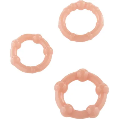 Anneaux péniens Stay Hard Three Rings lot de 3 - Seven Creations