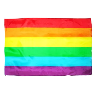 Drapeau LGBT Pride arc-en-ciel 90x140cm - Diablo Picante
