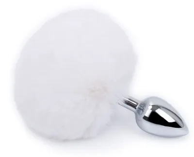 Plug Queue de lapin BUNNY TAIL 6 x 2.7 cm Blanc