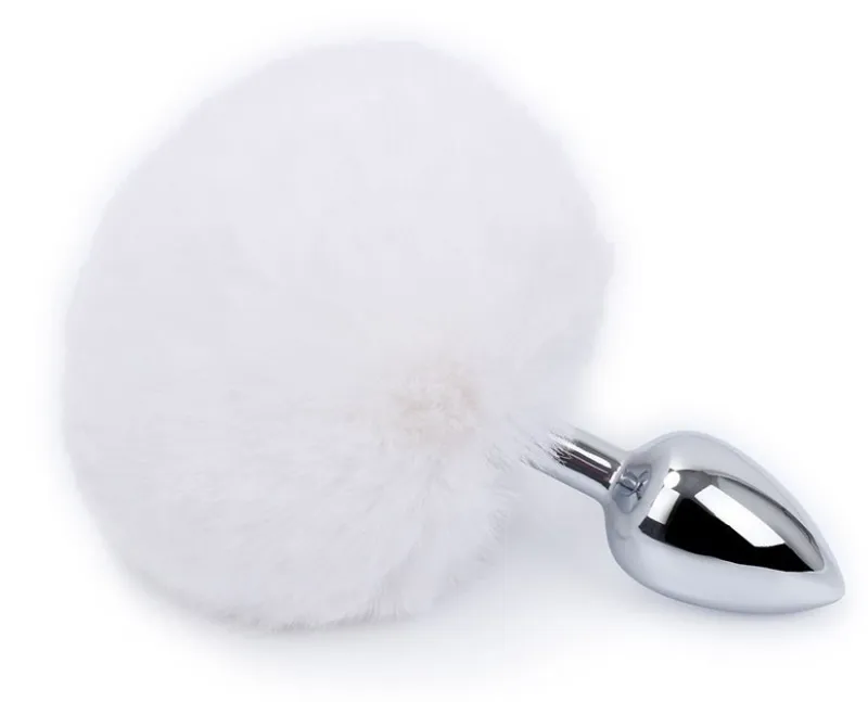 Plug Queue de lapin BUNNY TAIL 6 x 2.7 cm Blanc