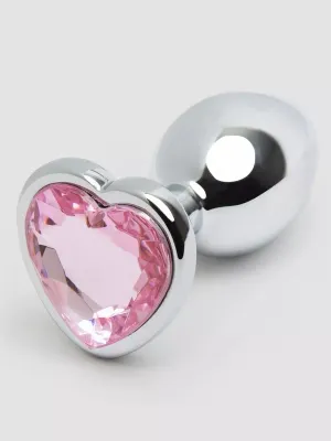 Plug Anal Bijou Coeur Secret Shine Rose S
