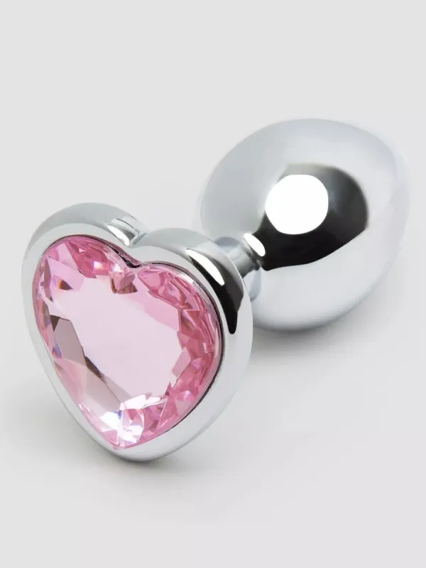 Plug Anal Bijou Coeur Secret Shine Rose S