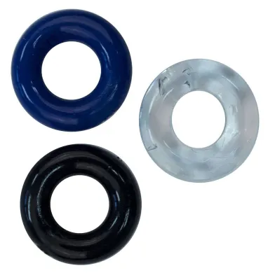 Pack de 3 mini cockrings Donut