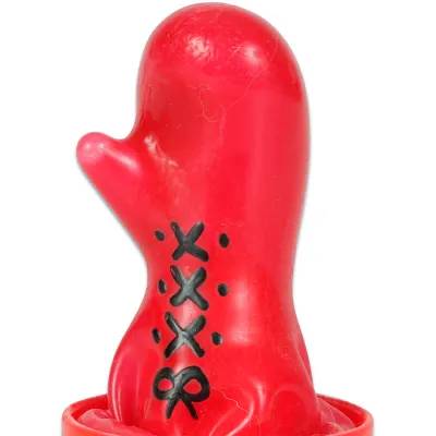 Préservatif Fantaisie Peint Main Gant de Boxe - Condomerie