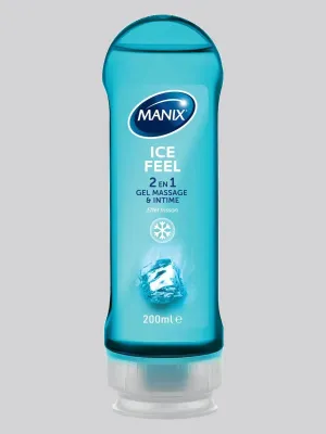 Gel intime et massage 2 en 1 Manix Ice Feel 200 ml