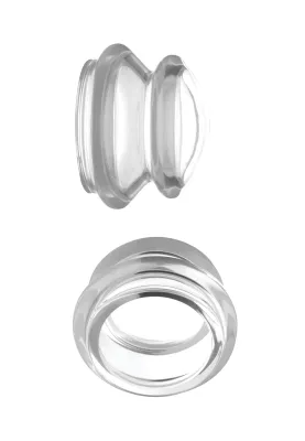 Suce-tétons transparents PLUNGERS Large 40mm