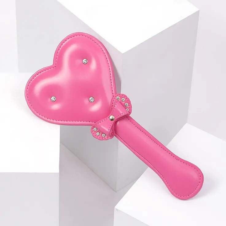 Paddle BOW HEART 30cm Rose