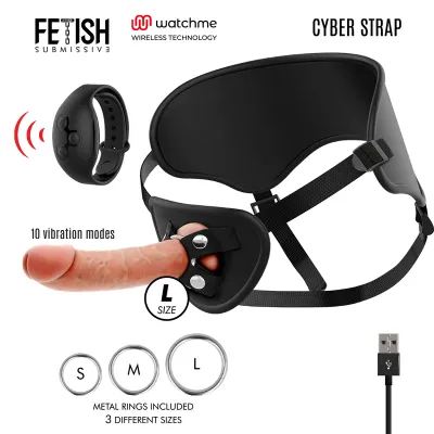 Harnais Dildo Fetish Submissive Cyberstrap Télécommandé - WatchMe
