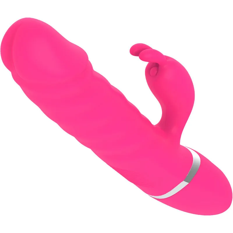Vibromasseur Rabbit Nasty Fuchsia Chauffant - Armony