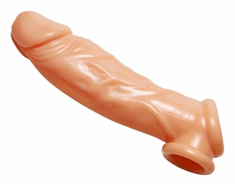 Gaine de penis à chair réaliste et séparateur de testicules