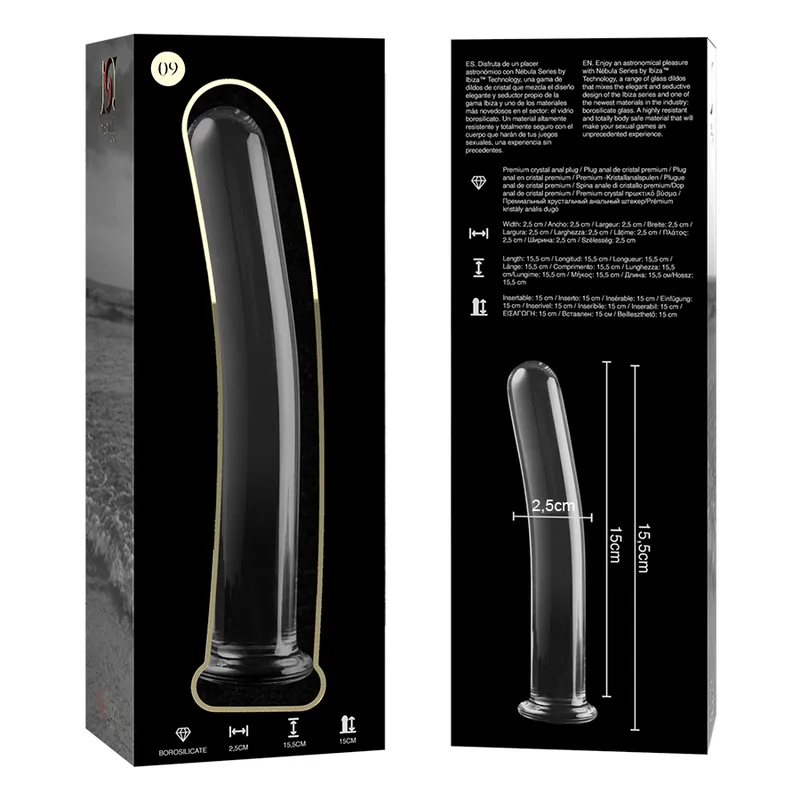 Gode Nebula Series Modèle 9 Verre Clair 15,5cm - Ibiza