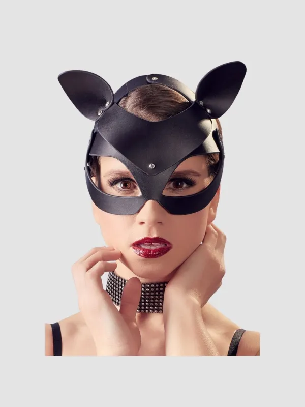 Harnais de Tête Masque Animal en Simili Cuir