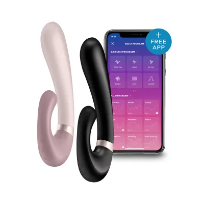 Stimulateur Clitoris et Point-G Chauffant et Connecté Heat Wave