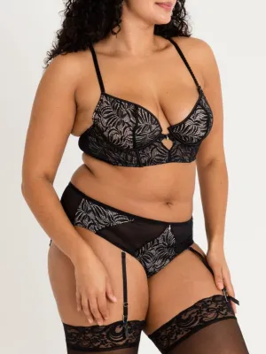 Ensemble 2 pièces ouvert Parisienne Charm noir 5X/6X