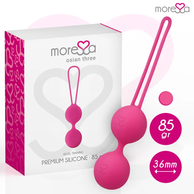 Balle de Kegel Moressa Osian Three 85 g rose - Moressa