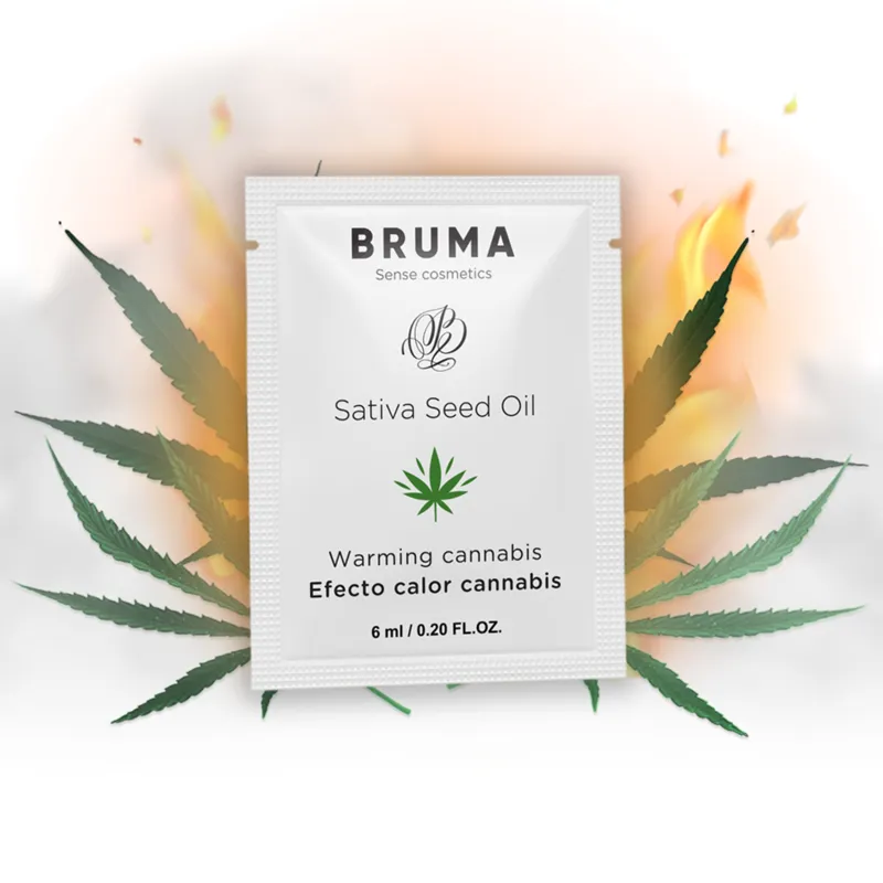 Gel lubrifiant réchauffant Cannabis 6 ml - Bruma