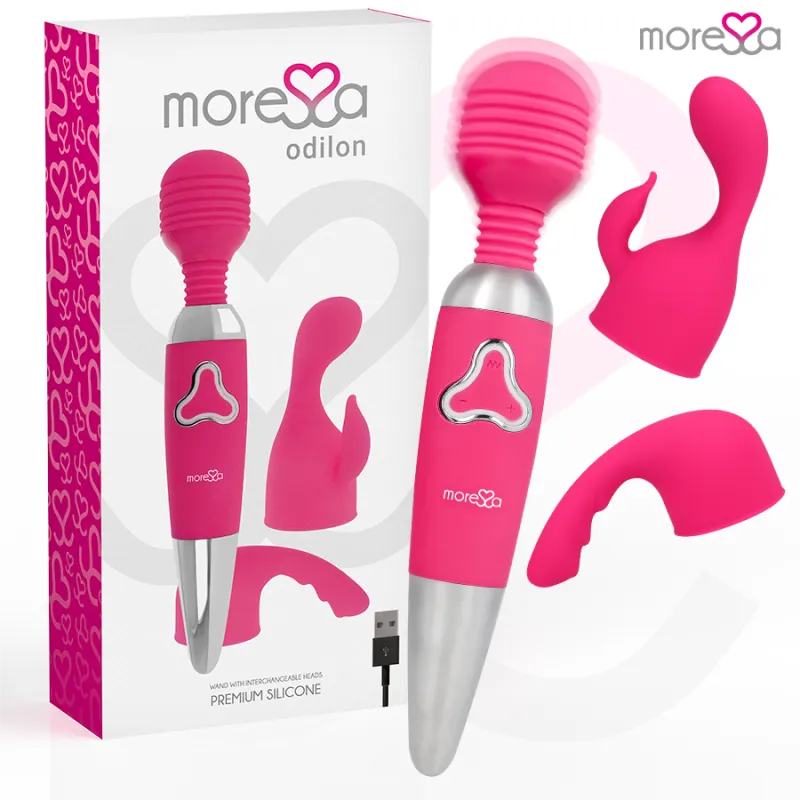 Vibromasseur rechargeable Odilon en silicone premium - Moressa