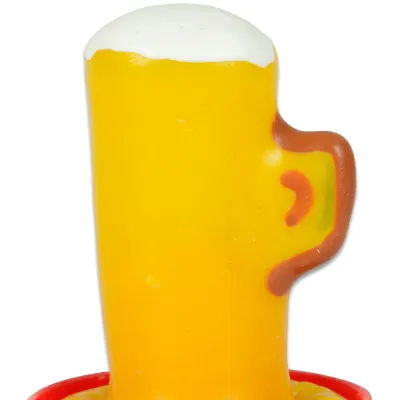 Préservatif Fantaisie Peint Main Verre de Bière - Condomerie