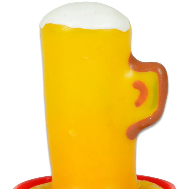 Préservatif Fantaisie Peint Main Verre de Bière - Condomerie